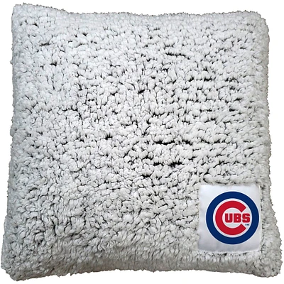Oreiller en sherpa givré Cubs de Chicago 16'' x 16''