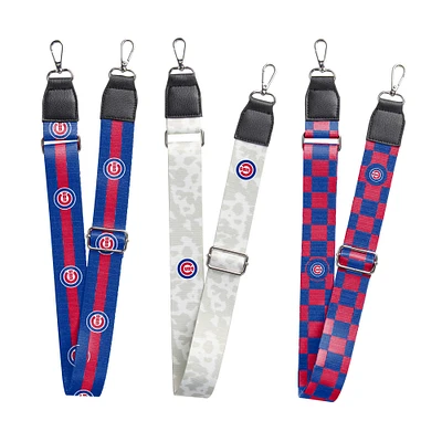 Ensemble de 3 sangles de sac Chicago Cubs