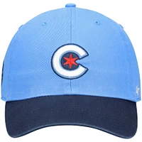 Men's '47 Light Blue Chicago Cubs City Connect Clean Up Adjustable Hat