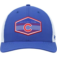 Men's '47 Royal/White Chicago Cubs Burgess Trucker Snapback Hat