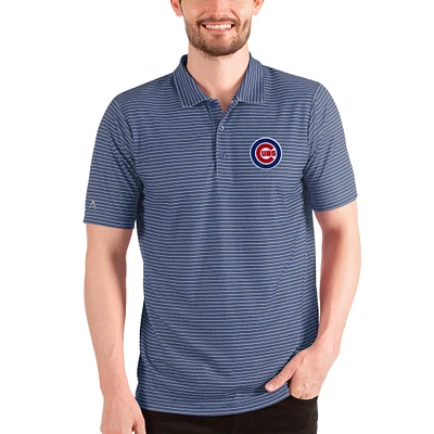 Polo Esteem pour homme Antigua Heathered Royal/White des Chicago Cubs
