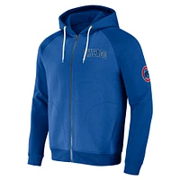 Men's Darius Rucker Collection by Fanatics Royal Chicago Cubs Raglan Full-Zip Hoodie