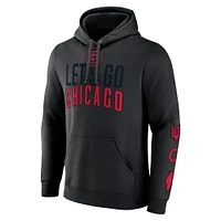 Men's Fanatics Black Chicago Cubs Bases Loaded Pullover Hoodie