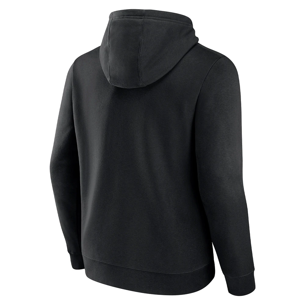 Men's Fanatics Black Chicago Cubs Bases Loaded Pullover Hoodie