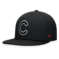 Men's Fanatics Black Chicago Cubs Walk-Off Bullpen Snapback Hat