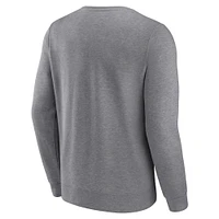 Men's Fanatics Gray Chicago Cubs Simplicity Pullover Sweatshirt