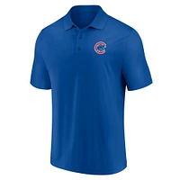 Men's Fanatics Royal/Red Chicago Cubs Dueling Logos Polo Combo Set