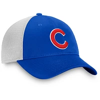 Men's Fanatics Royal/White Chicago Cubs Team Core Unstructured Trucker Adjustable Hat