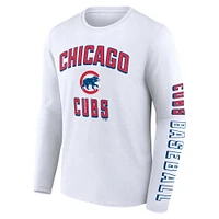 Men's Fanatics Royal/White Chicago Cubs Two-Pack Combo T-Shirt Set
