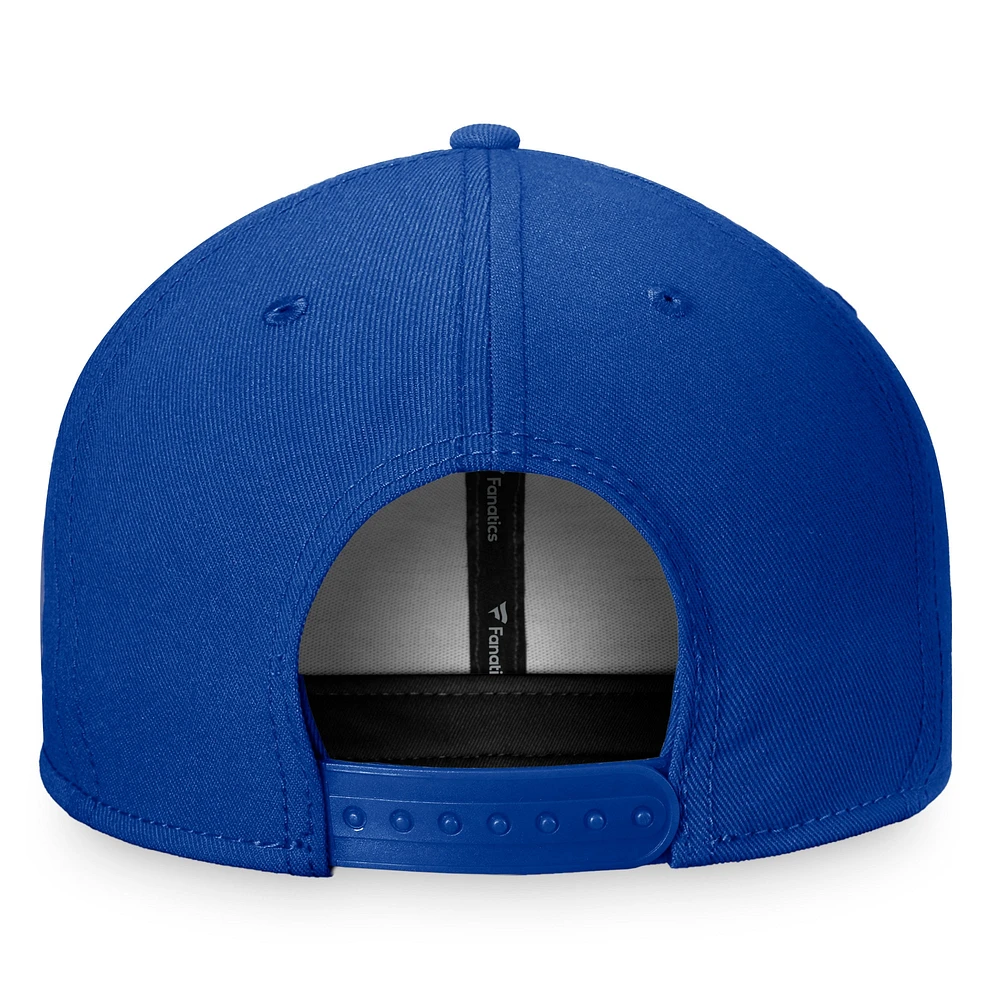 Men's Fanatics Royal Chicago Cubs Circle Script Snapback Hat