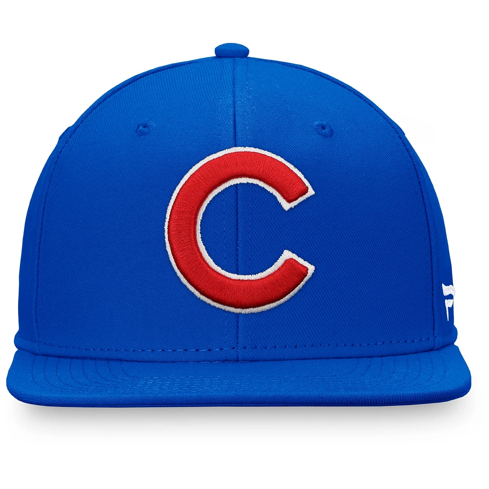 Men's Fanatics Royal Chicago Cubs Core Adjustable Snapback Hat