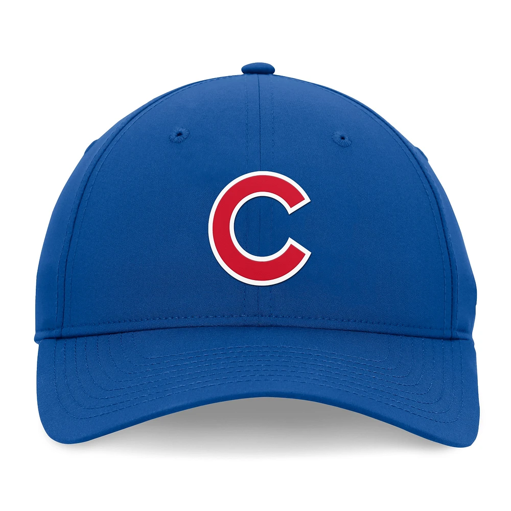 Men's Fanatics Royal Chicago Cubs Front Office Ripstop Unstructured Adjustable Hat