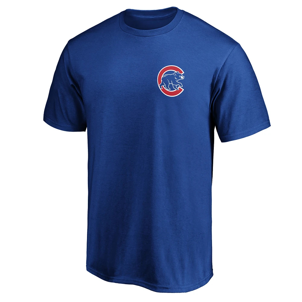 Men's Fanatics Royal Chicago Cubs Number One Dad Team T-Shirt