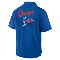 Men's Fanatics Royal Chicago Cubs Proven Winner Camp Button-Up Shirt