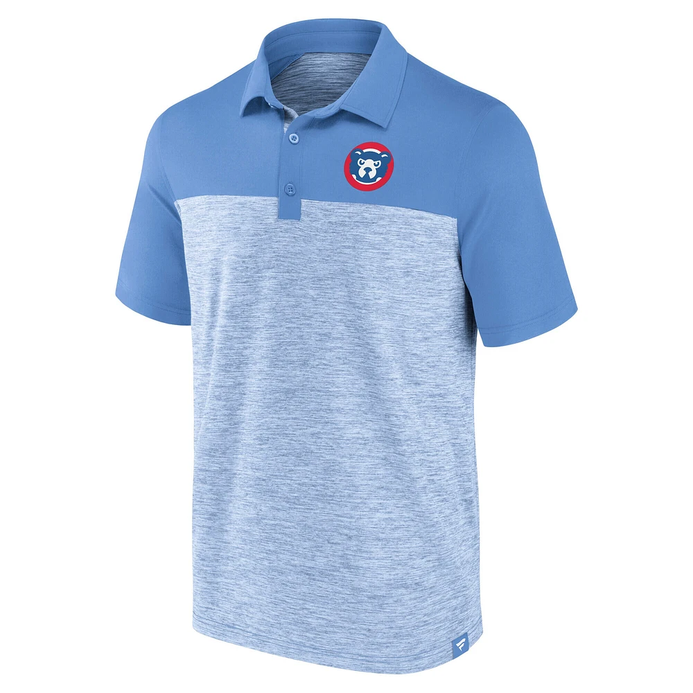 Men's Fanatics Royal Chicago Cubs True Classics Avid Fan Brushed Polo