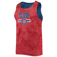 Men's FOCO Royal Chicago Cubs Floral Reversible Mesh Tank Top
