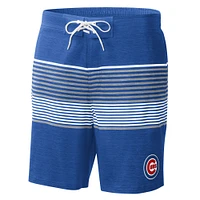 Men's G-III Sports by Carl Banks  Royal Chicago Cubs Coastline Volley Swim Shorts