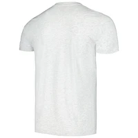Men's Homage  Ash Chicago Cubs Bleacher Bums Hyper Local Tri-Blend T-Shirt