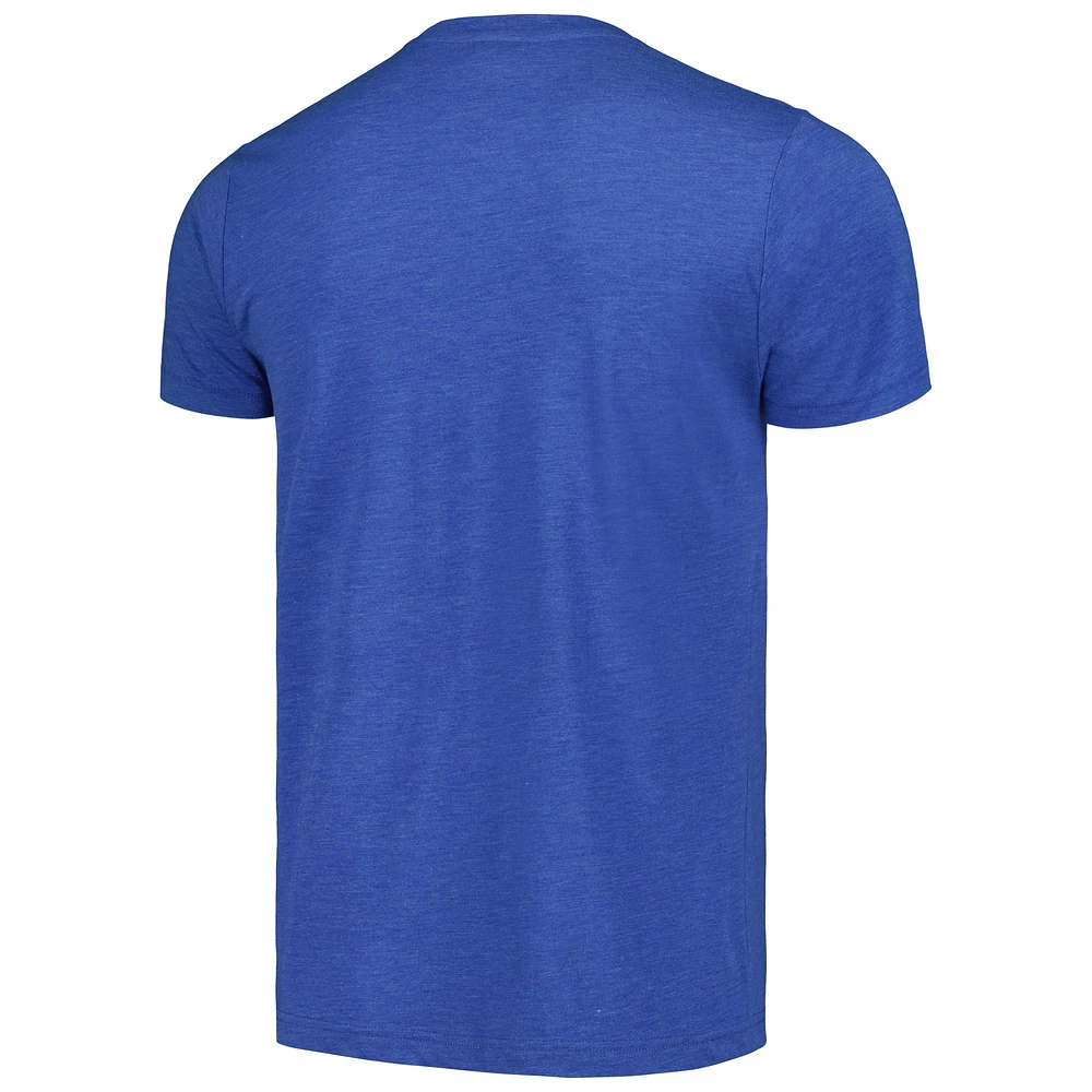 Men's Homage Dansby Swanson & Cody Bellinger Royal Chicago Cubs MLB Jam Tri-Blend T-Shirt