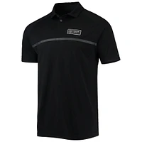 Men's Levelwear Black Chicago Cubs Sector Raglan Polo