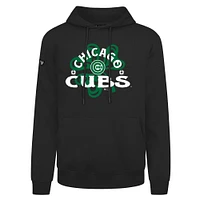 Men's Levelwear Chicago Cubs St. Patrick's Day Podium Shamrock Pullover Hoodie