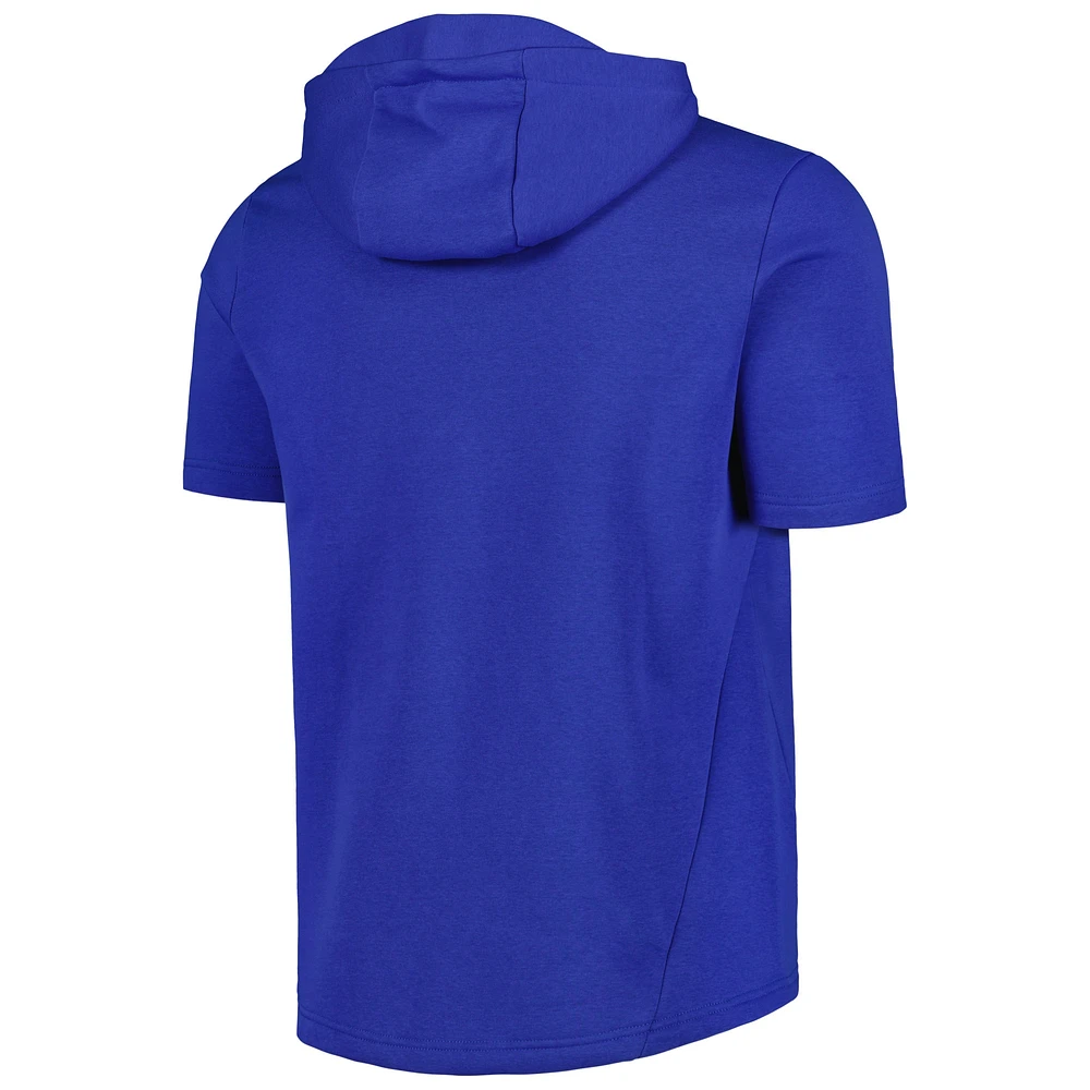Men's Levelwear Royal Chicago Cubs Recruit Full-Zip Short Sleeve Hoodie