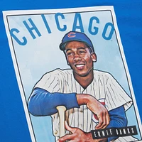 Men's Mitchell & Ness Ernie Banks Royal Chicago Cubs Cooperstown Collection Collectors Connection T-Shirt