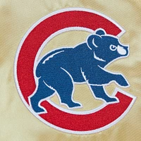 Men's Mitchell & Ness Gold Chicago Cubs OG 2.0 Lightweight Satin Full-Zip Jacket