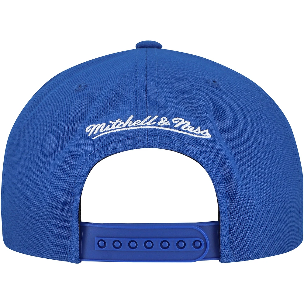 Men's Mitchell & Ness Royal Chicago Cubs Double Up Snapback Hat
