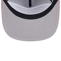 Men's New Era Black Chicago Cubs Throwback Meshback Golfer Hat