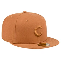 Men's New Era Brown Chicago Cubs Color Pack 59FIFTY Fitted Hat