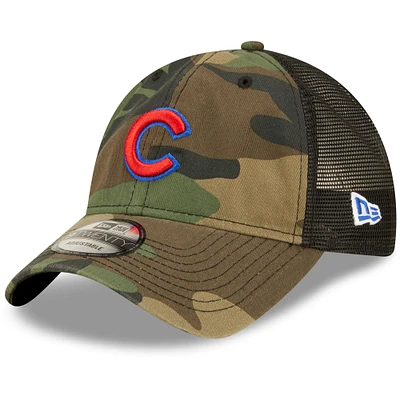 New Era Chicago Cubs Trucker 9TWENTY Snapback Hat pour homme