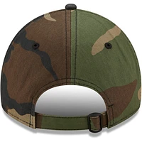 Men's New Era Camo Chicago Cubs Woodland Core Classic 9TWENTY Adjustable Hat