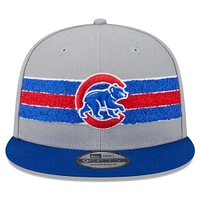 Men's New Era Gray/Royal Chicago Cubs Band 9FIFTY Snapback Hat
