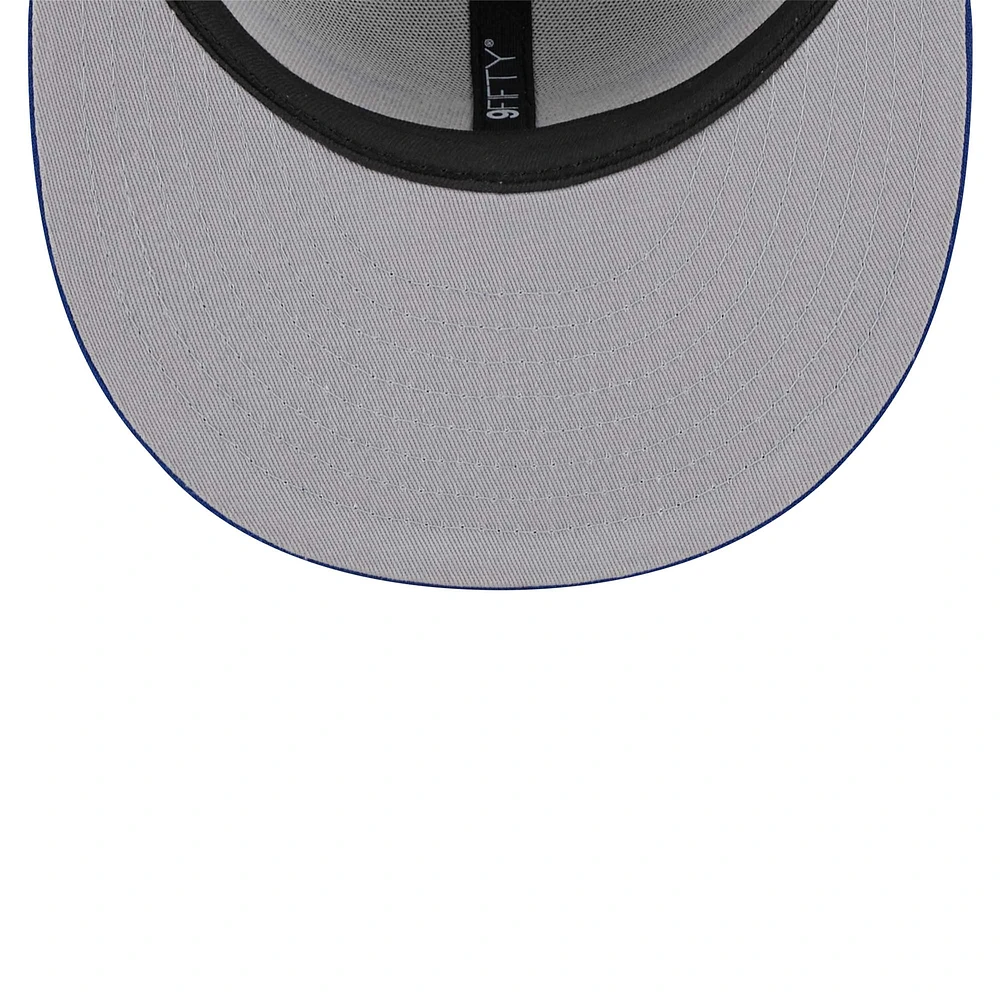 Men's New Era Gray/Royal Chicago Cubs Band 9FIFTY Snapback Hat
