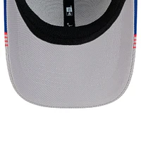 Men's New Era Gray/Royal Chicago Cubs Visor Trim 39THIRTY Flex Hat