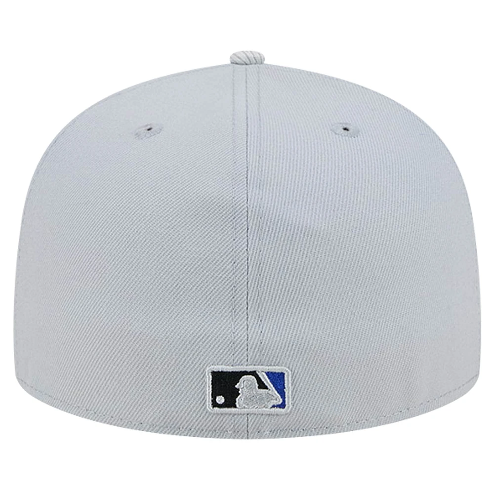 Casquette ajustée 59FIFTY Active Team Camo des Chicago Cubs New Era pour hommes, grise