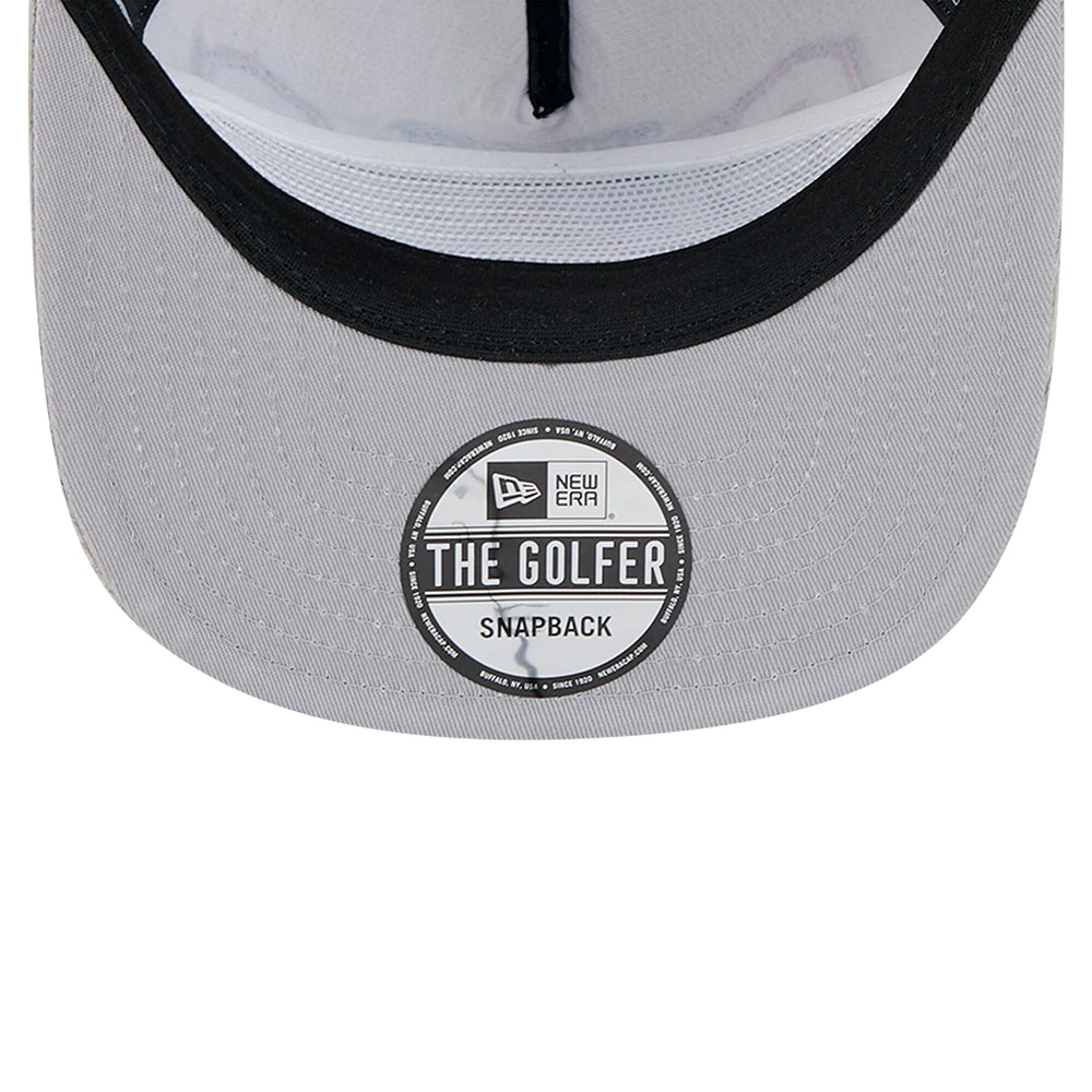 Men's New Era Gray Chicago Cubs Corduroy Golfer Snapback Hat