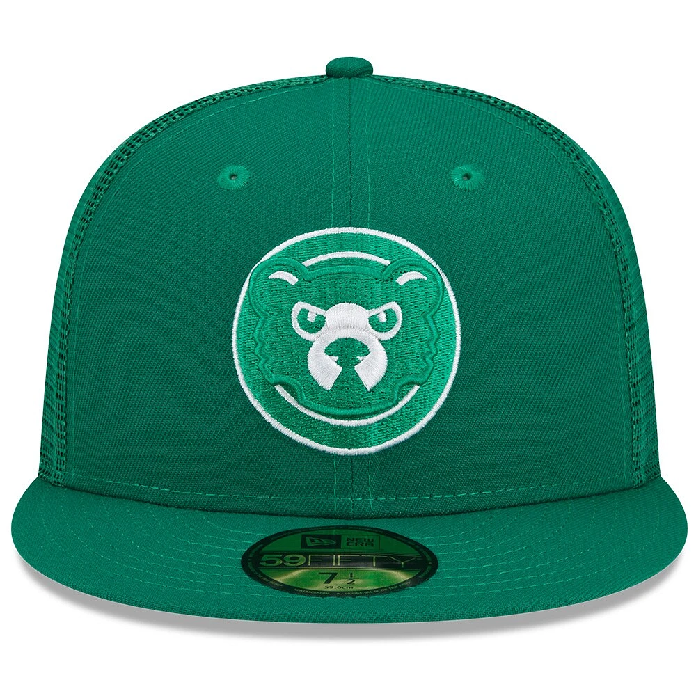 Casquette ajustée 59FIFTY pour homme New Era Chicago Cubs 2022 St. Patrick's Day verte