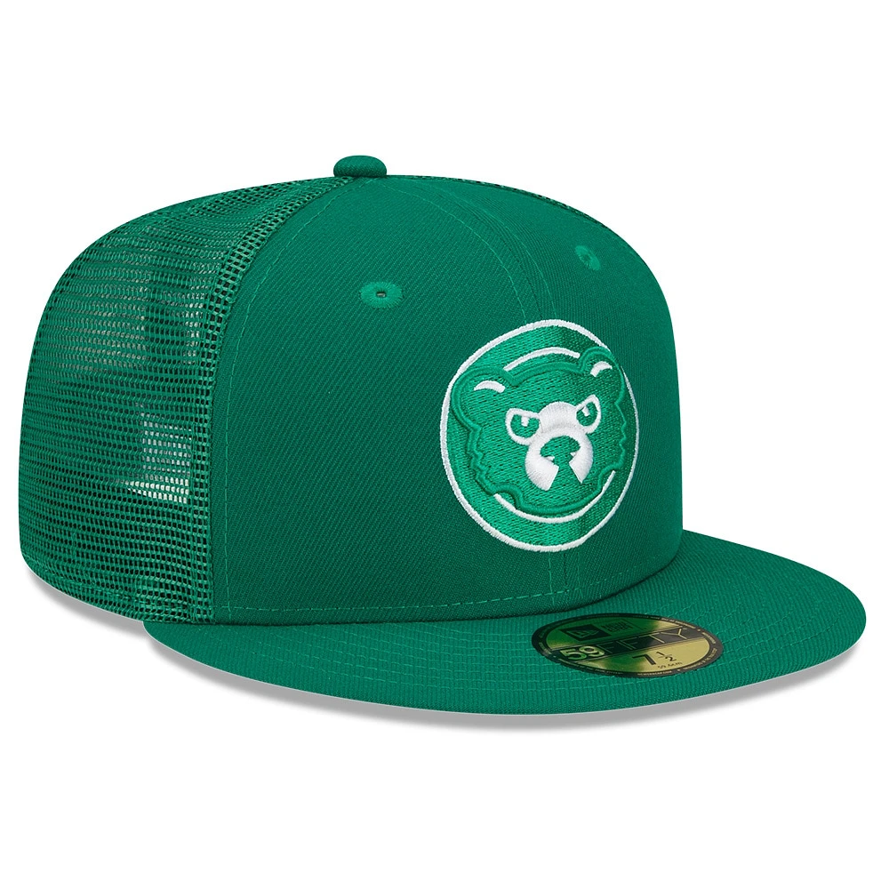 Casquette ajustée 59FIFTY pour homme New Era Chicago Cubs 2022 St. Patrick's Day verte