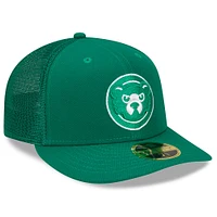 Casquette ajustée 59FIFTY verte Chicago Cubs 2022 de la Saint-Patrick New Era pour homme
