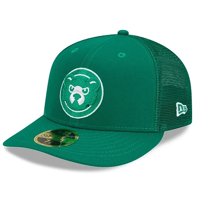 Casquette ajustée 59FIFTY verte Chicago Cubs 2022 de la Saint-Patrick New Era pour homme