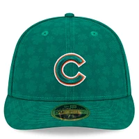 Men's New Era Kelly Green Chicago Cubs St. Patrick's Day Low Profile 59FIFTY Fitted Hat