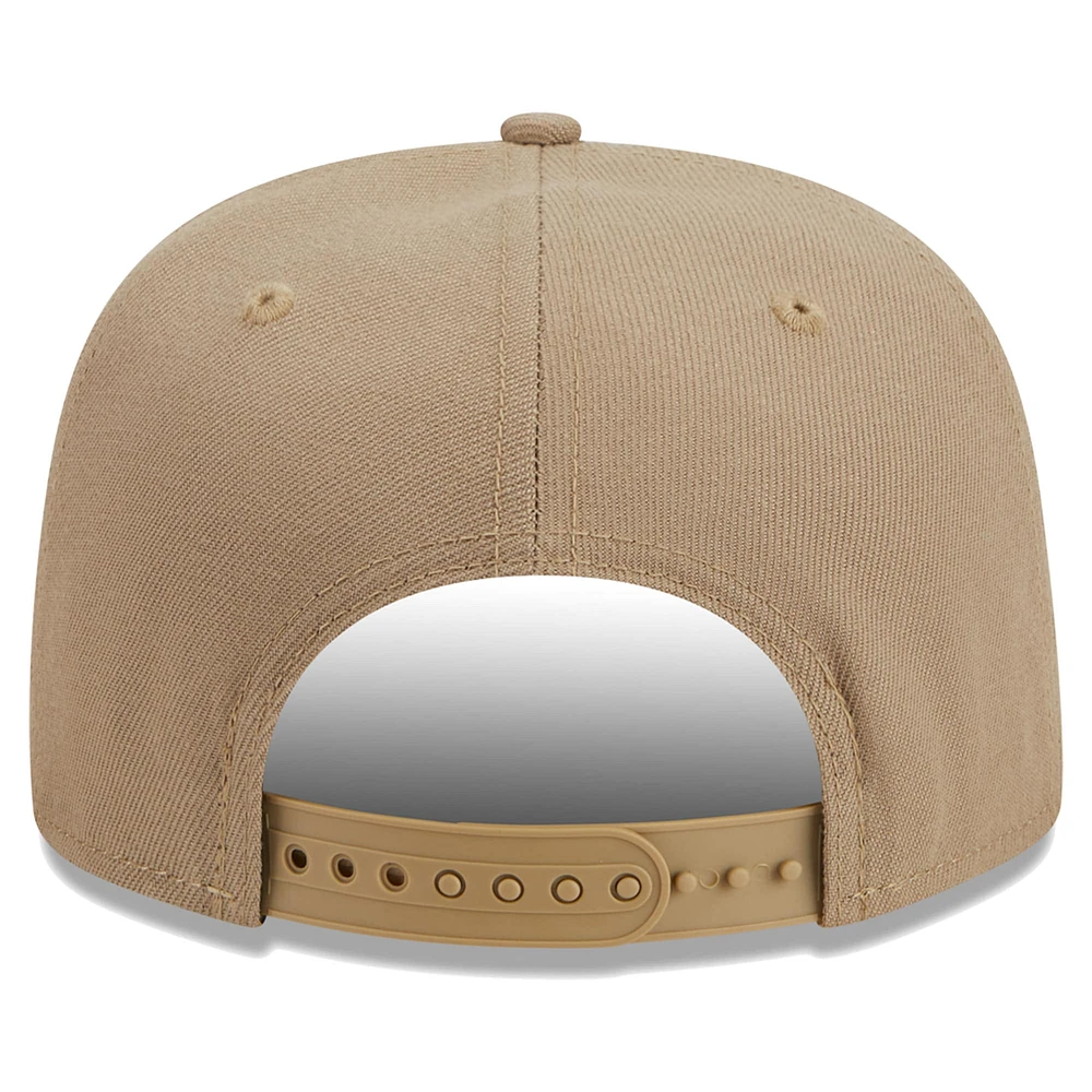 Men's New Era  Khaki Chicago Cubs Golfer Adjustable Hat