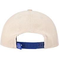 Men's New Era Khaki Chicago Cubs Summer Essential Golfer Snapback Hat