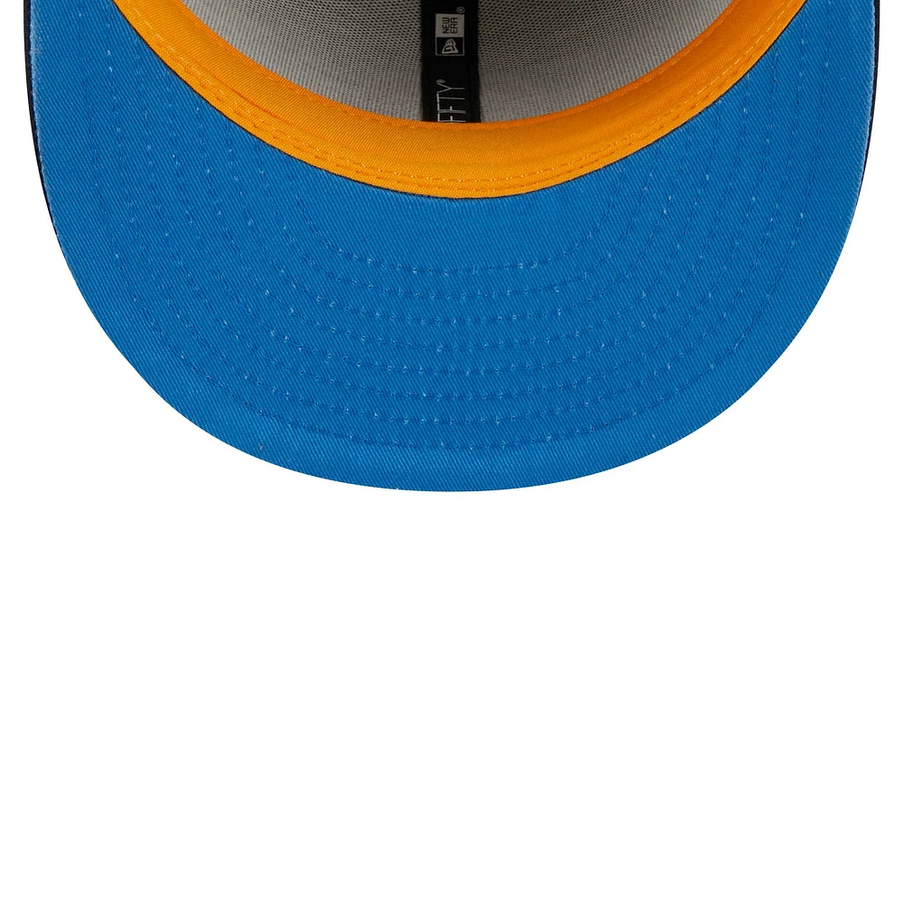 Casquette ajustée 59FIFTY Chicago Cubs Beach Kiss New Era pour homme, bleu clair/bleu marine