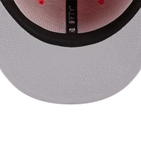 Casquette Snapback 9FIFTY Spring Basic Two-Tone pour homme Chicago Cubs New Era rouge/violet