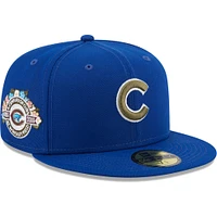 Men's New Era Royal Chicago Cubs 100th Anniversary Spring Training Botanical 59FIFTY Fitted Hat