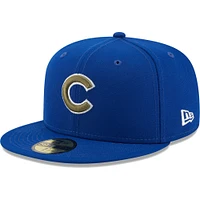 Men's New Era Royal Chicago Cubs 100th Anniversary Spring Training Botanical 59FIFTY Fitted Hat