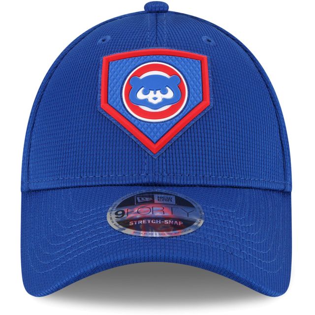 Casquette Snapback 9FORTY Royal Chicago Cubs 2022 Clubhouse New Era pour homme